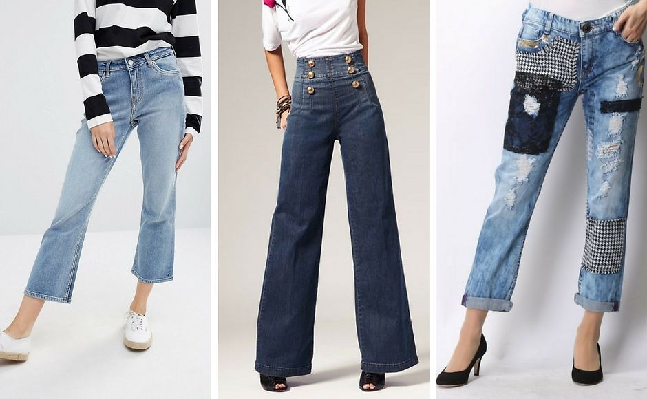 Правильно стилізовані джинси такого фасону подовжують ноги і підкреслюють талію