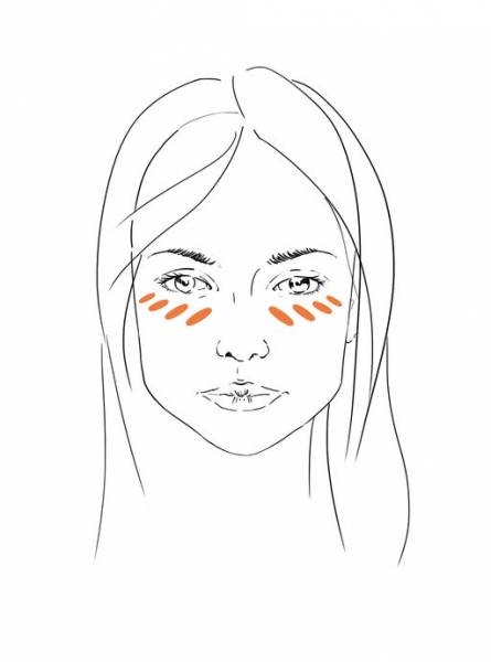 Ну а власницям темної шкіри пощастило більше: помаранчевий колір допоможе приховати темні кола під очима або будь-яке інше зміна кольору обличчя